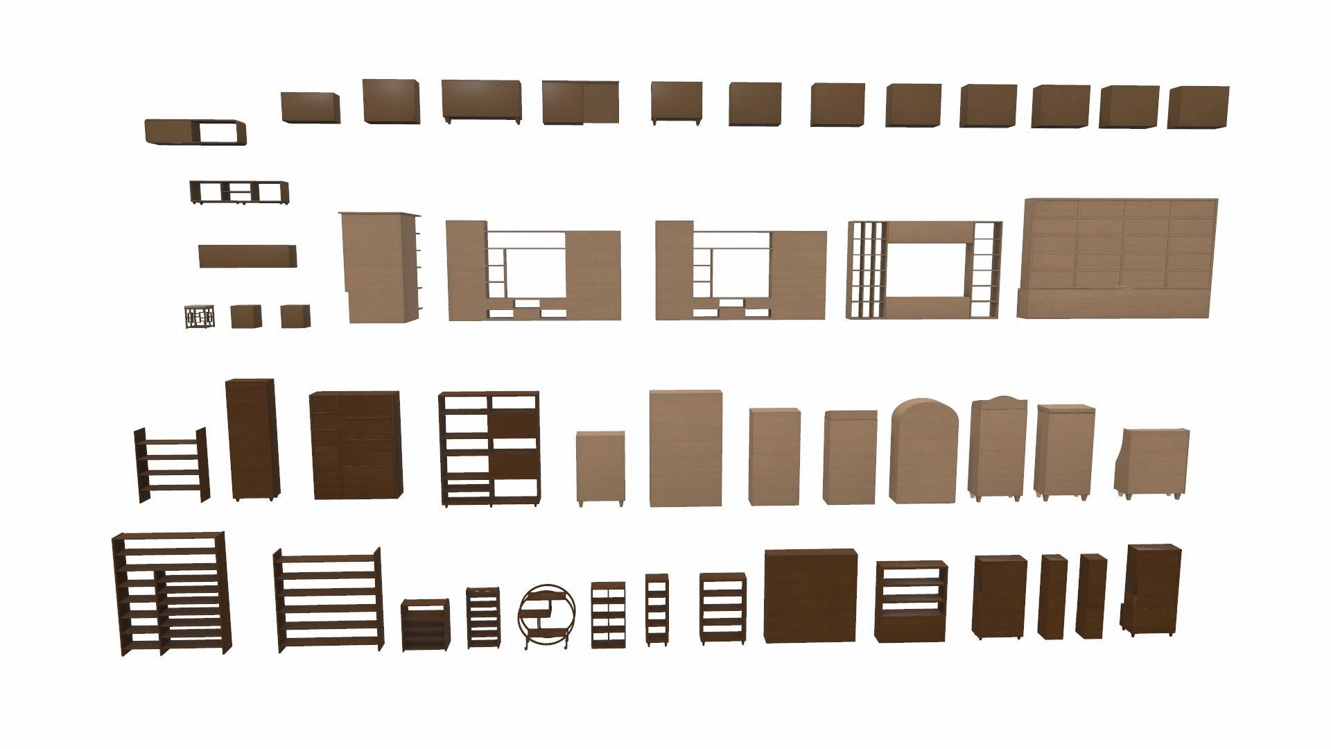 Cartoon furniture props pack vol 3 3D model_2