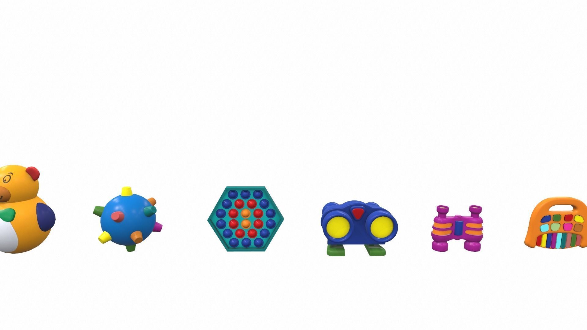 Cartoon toys pack vol 2 3D model_11