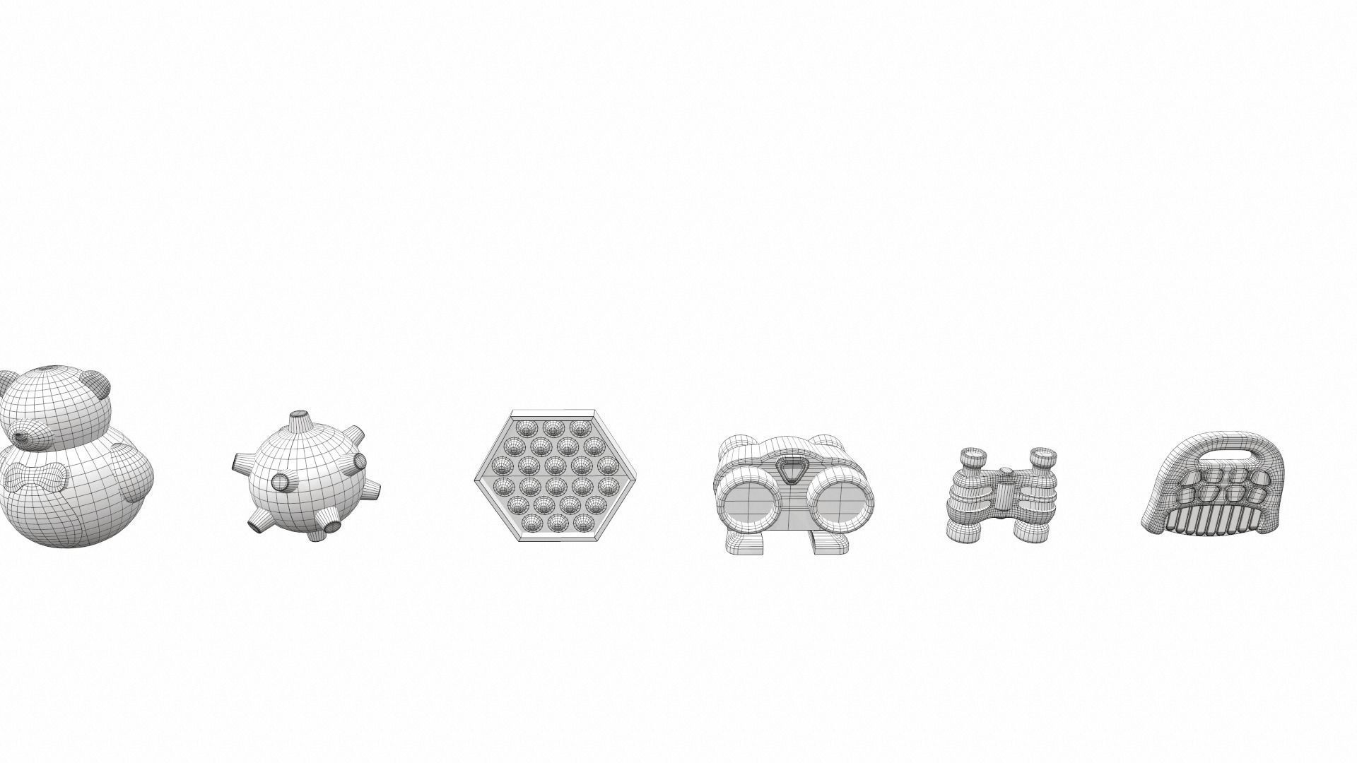 Cartoon toys pack vol 2 3D model_19