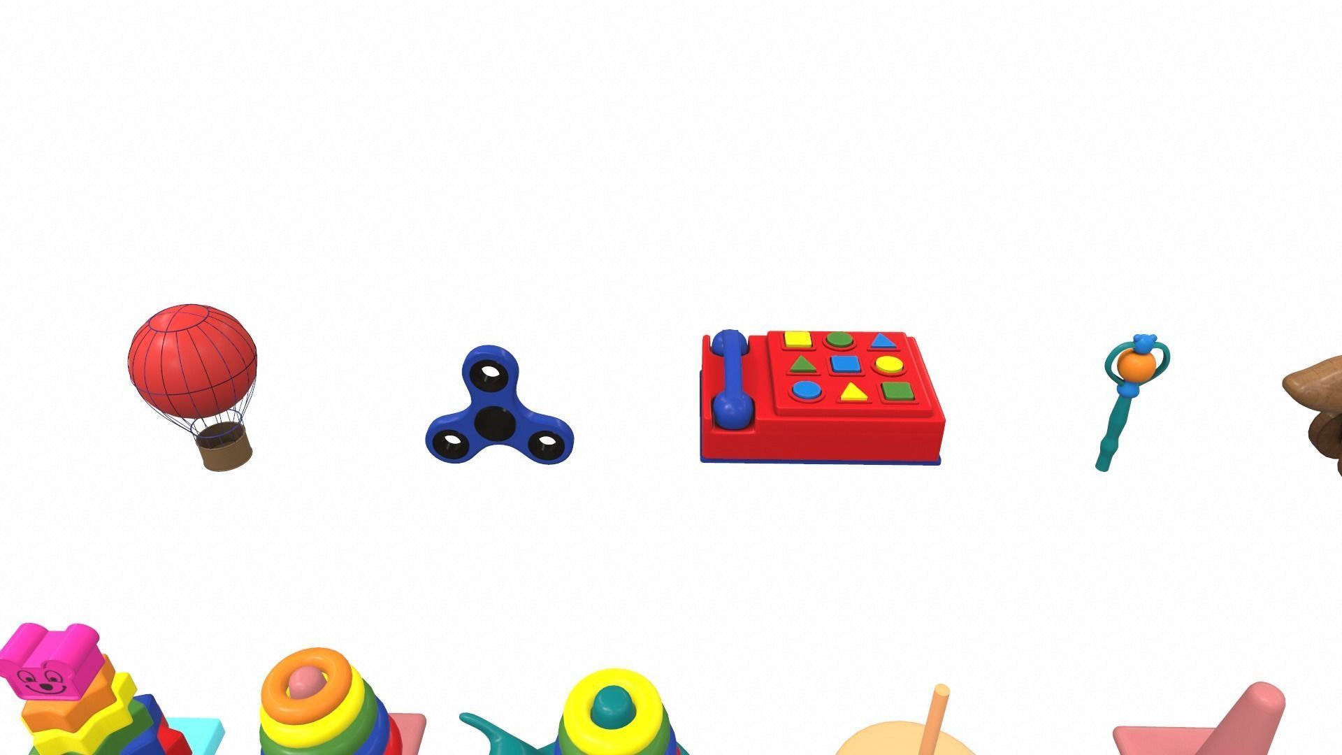 Cartoon toys pack vol 2 3D model_9