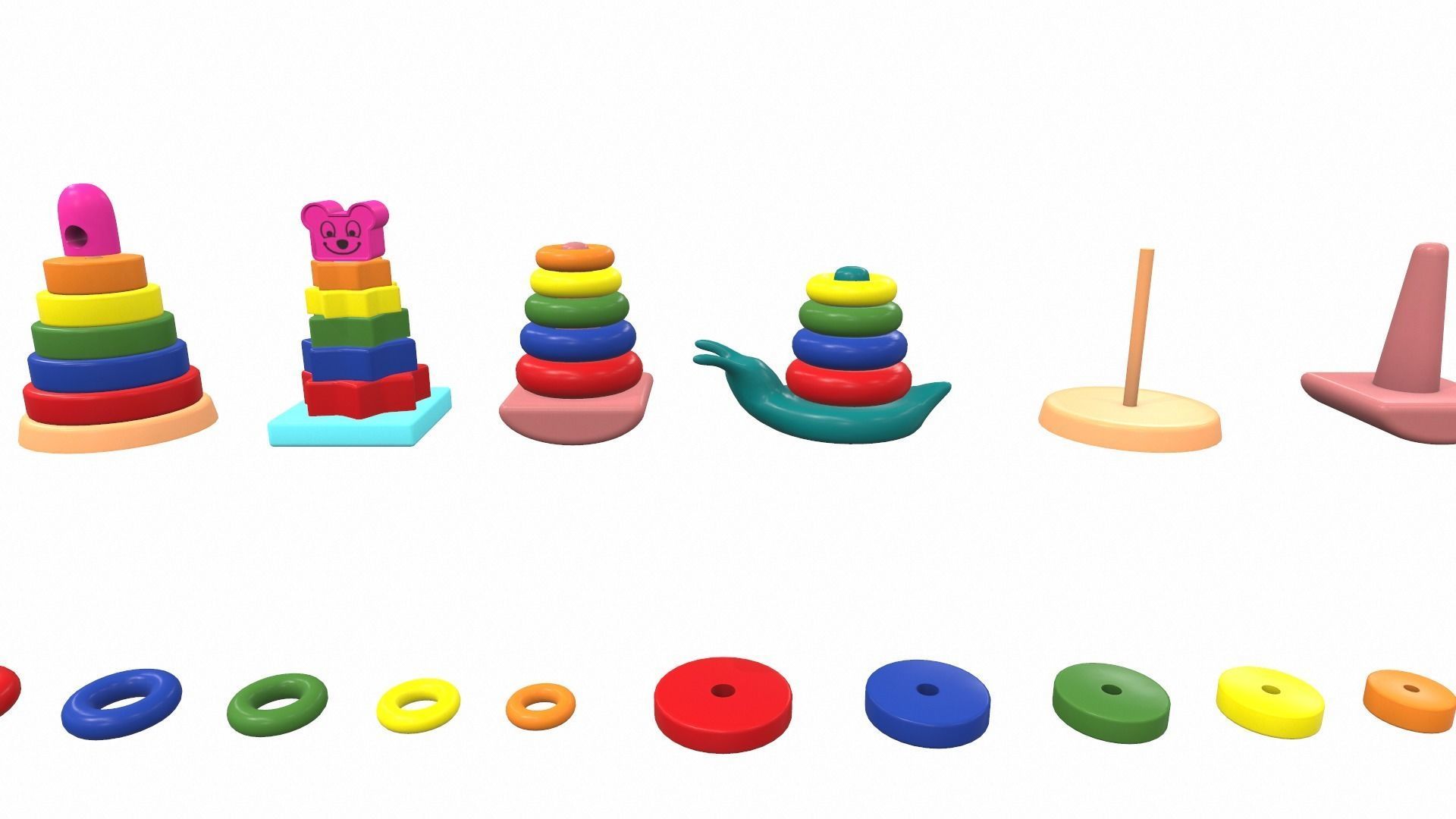 Cartoon toys pack vol 2 3D model_7