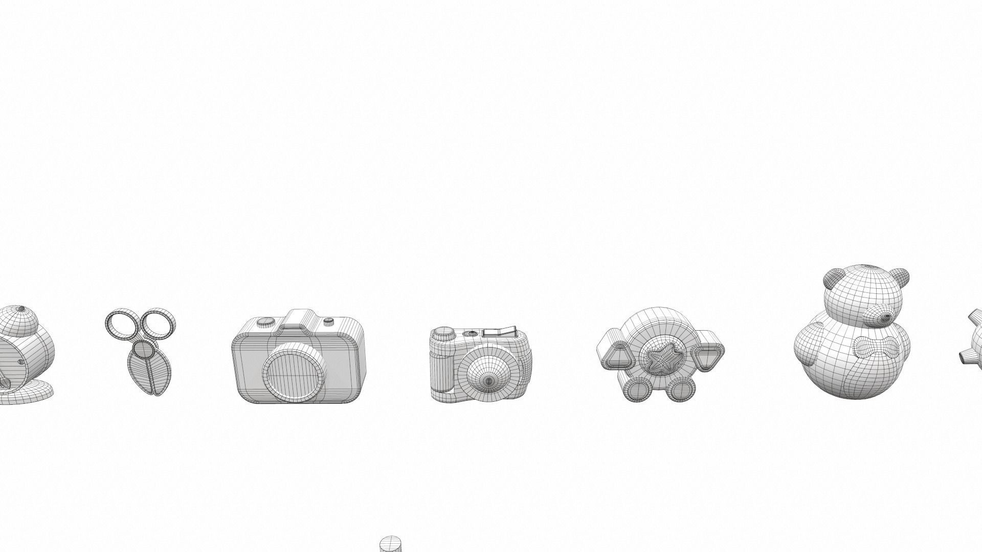 Cartoon toys pack vol 2 3D model_18