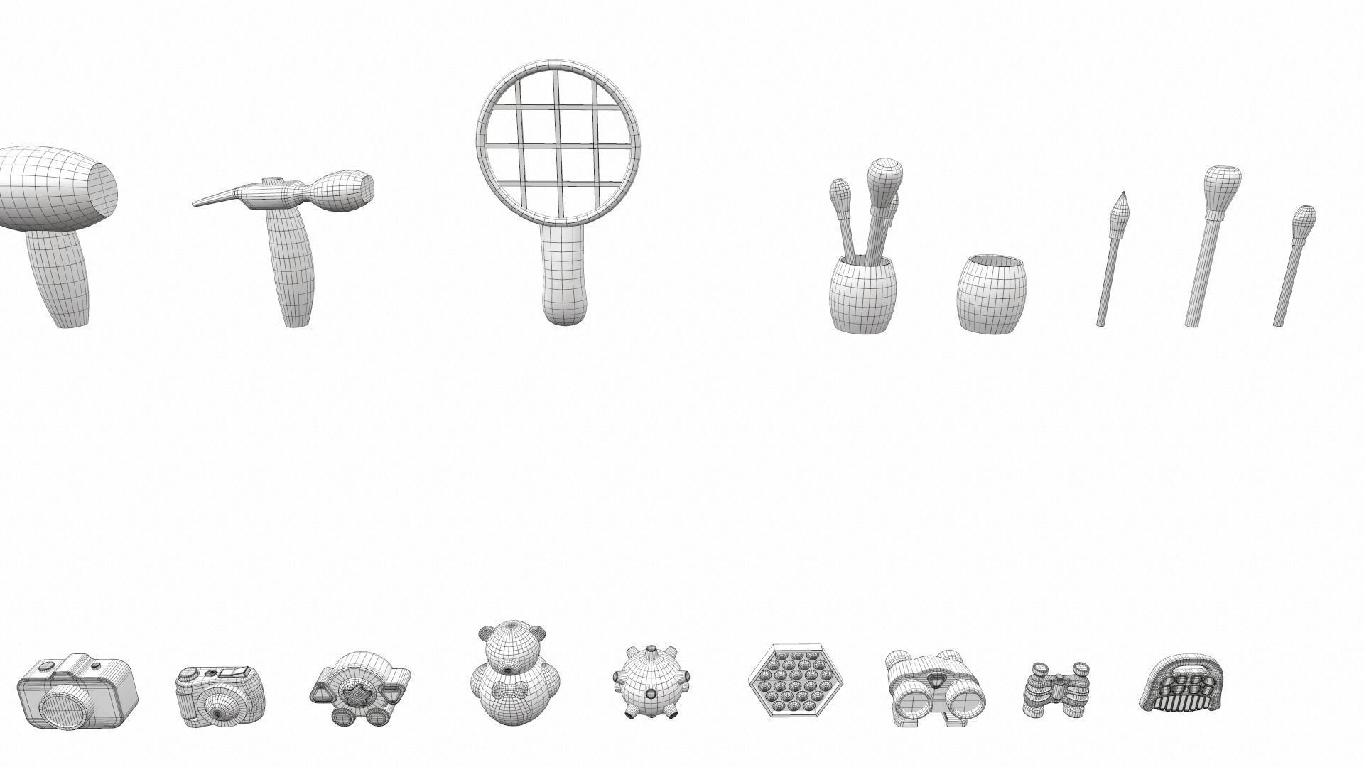 Cartoon toys pack vol 2 3D model_15