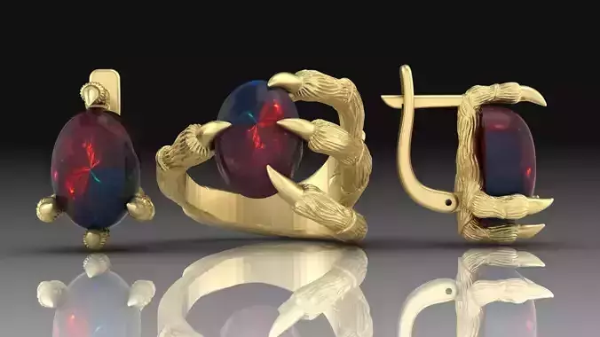 Headset Claws 3D print model