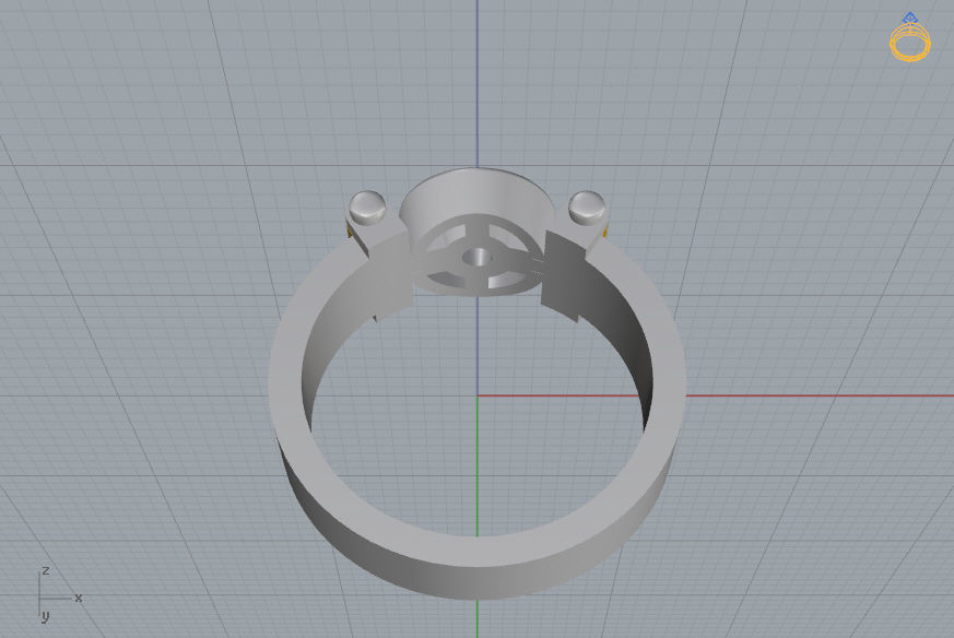 Man Ring 06 3D print model_12