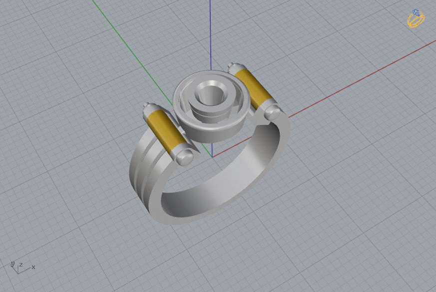 Man Ring 06 3D print model_13