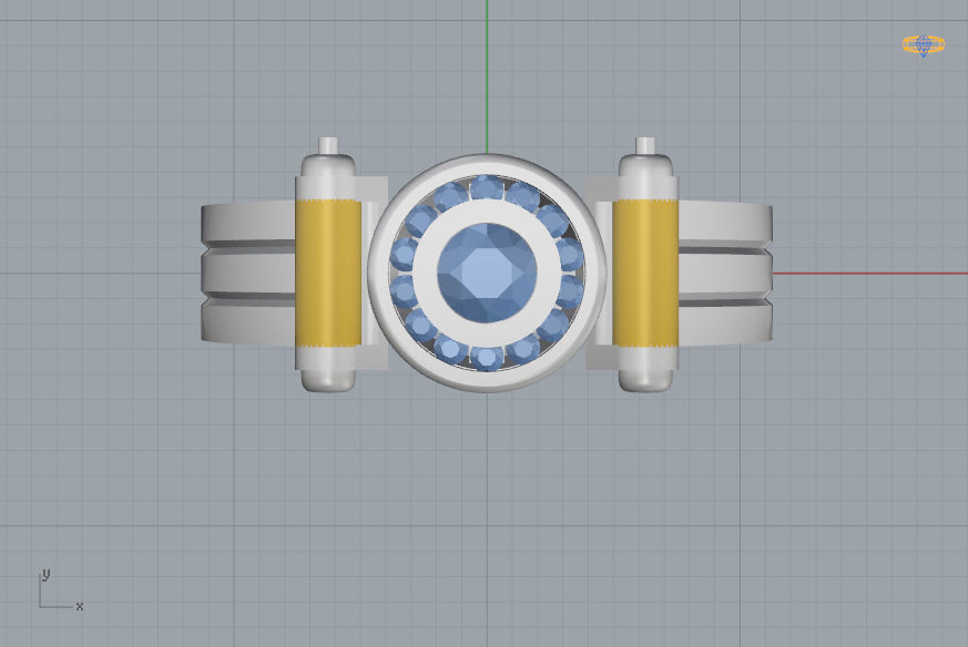 Man Ring 06 3D print model_7