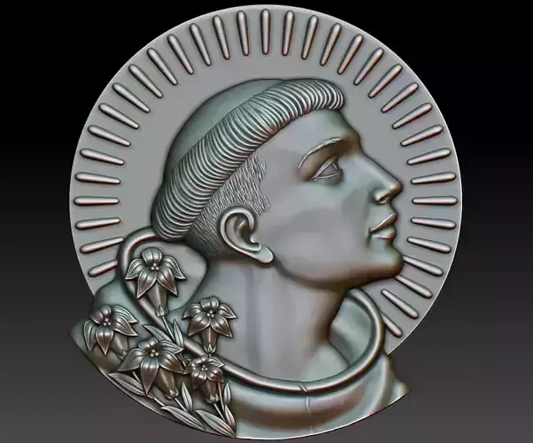 St Anthony of Padua 3D print model