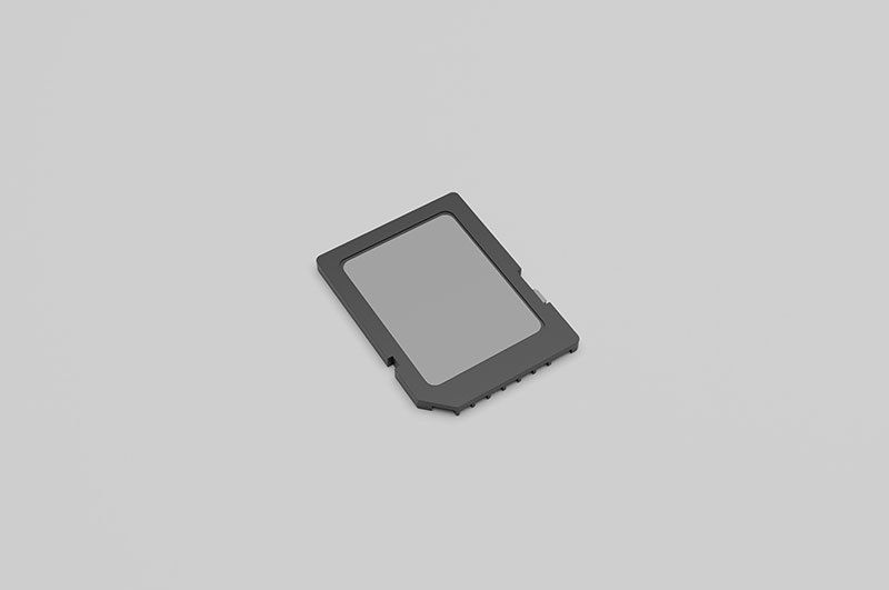 SD memory card Low-poly 3D model_22