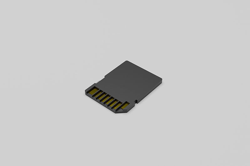 SD memory card Low-poly 3D model_20