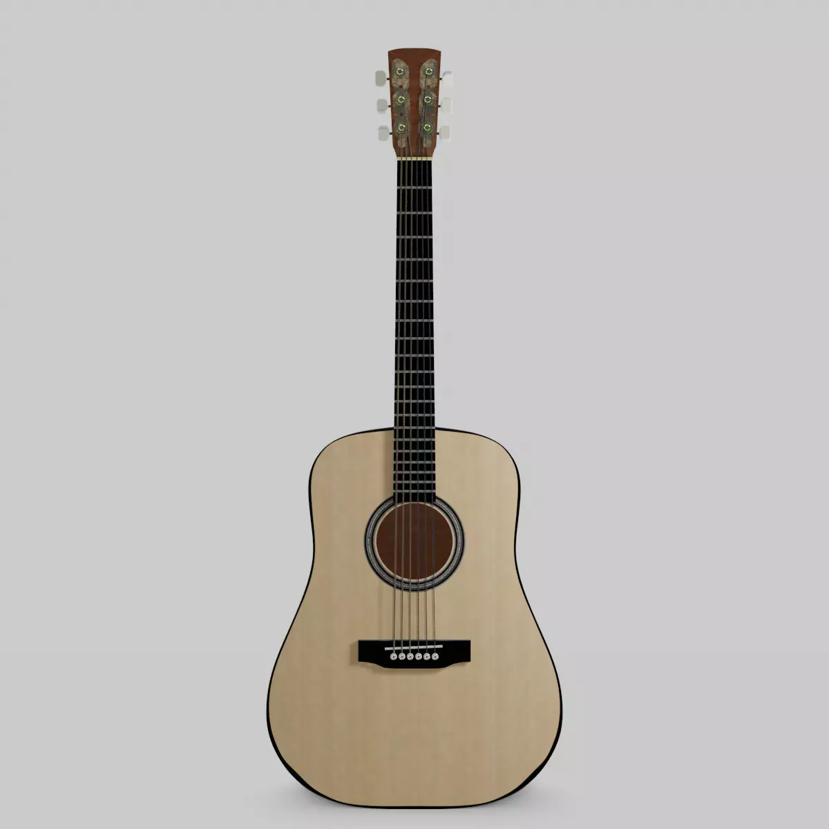 Acoustic Guitar 3D model