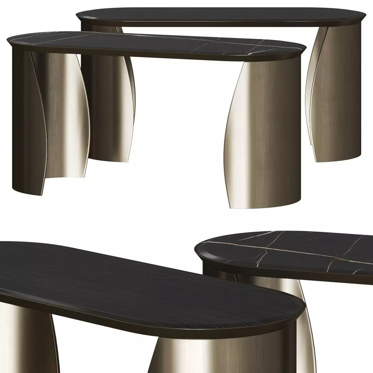 Reflex Petalo Console Tables 3D model_0