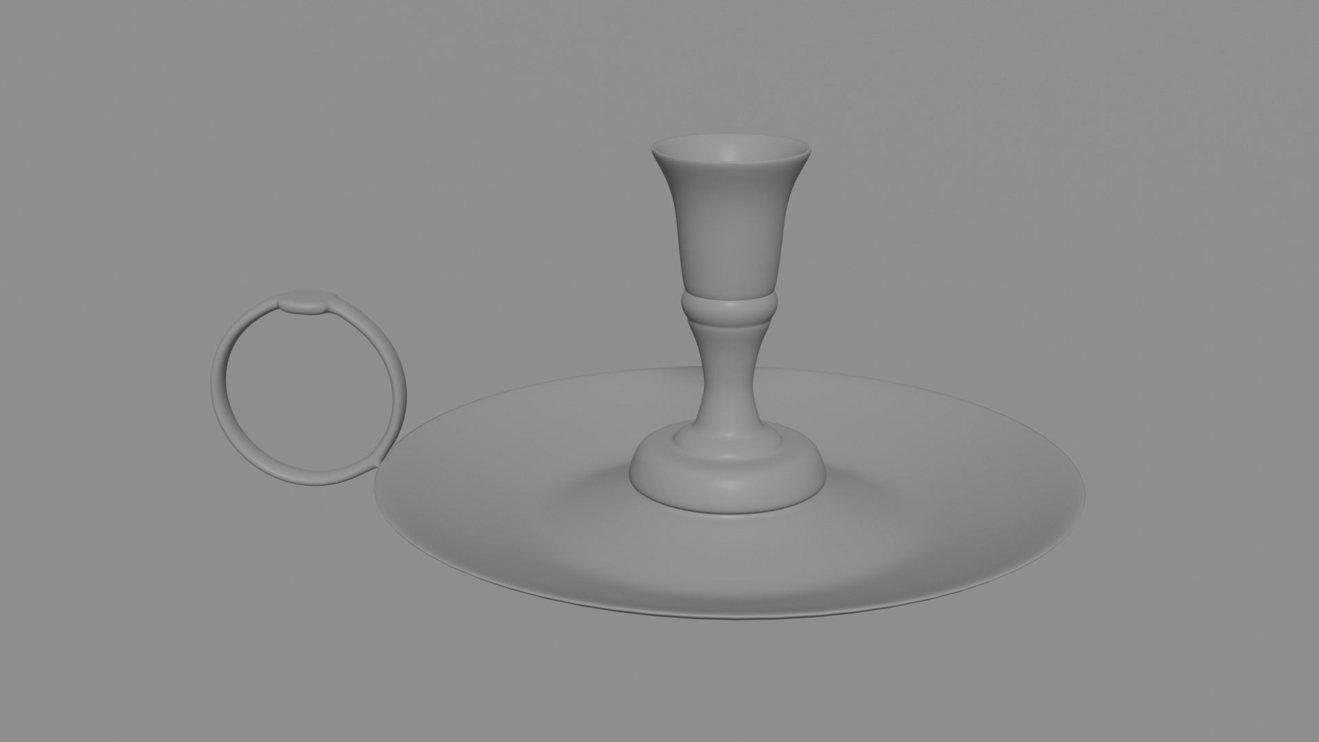 Candle holder 3D model_1