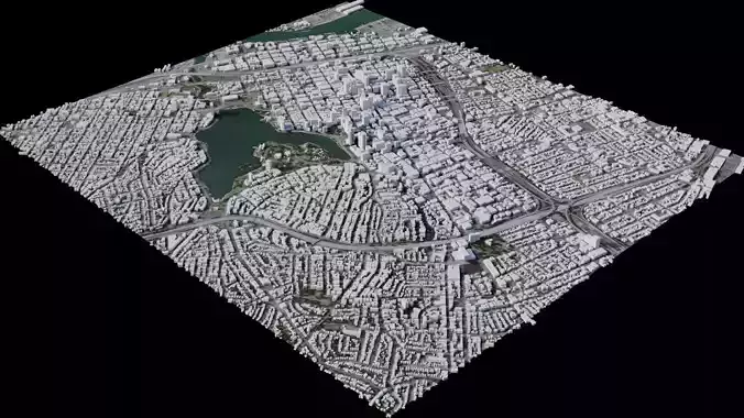 Oakland - USA 3D model