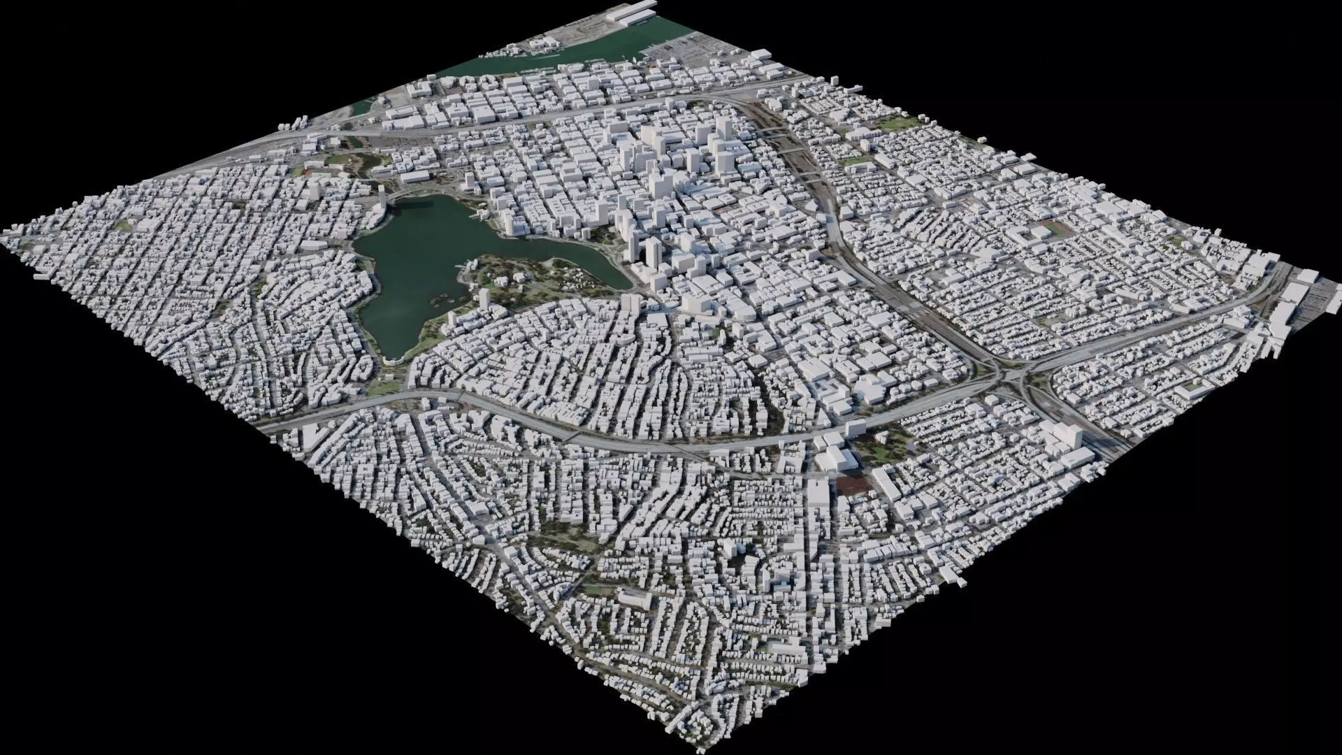 Oakland - USA 3D model_0