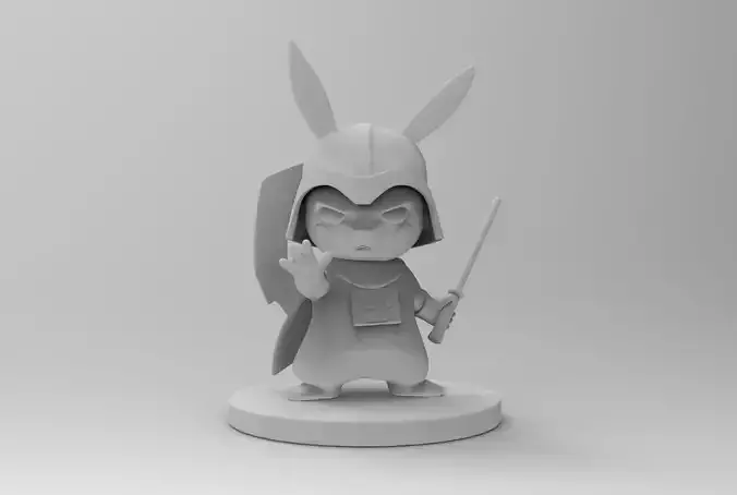 DARTH VADER PIKACHU 3D PRINTING DIORAMA
