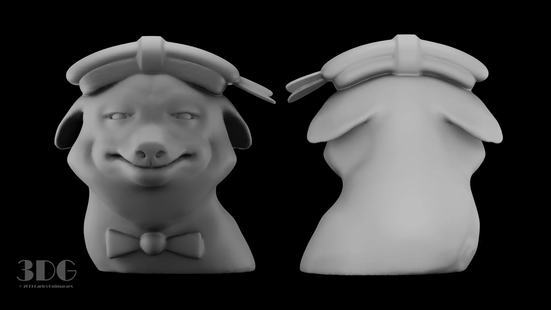 Dog Sculpt 3D print model