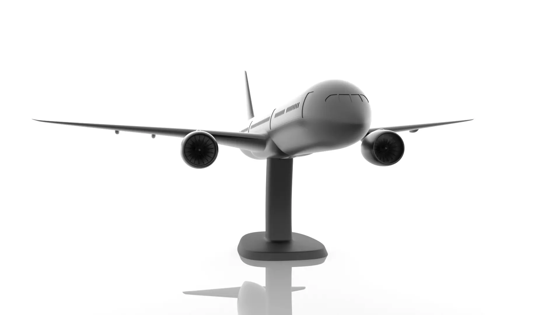 Boeing 787  3D print model_0