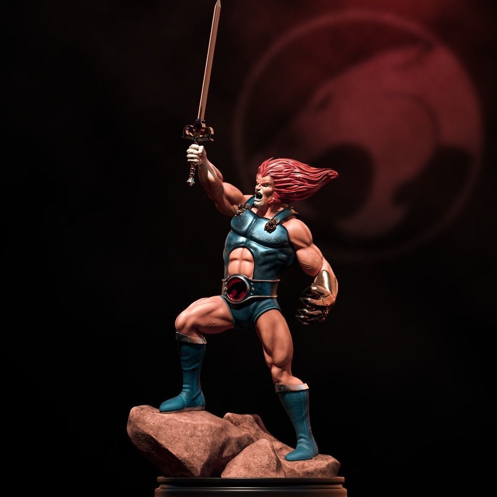 Fanart THUNDERCATS Lion-O Statue 3D print model_5