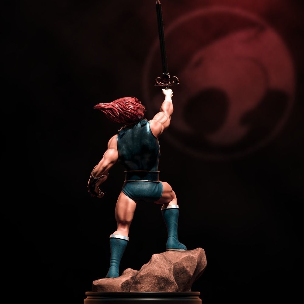 Fanart THUNDERCATS Lion-O Statue 3D print model_6
