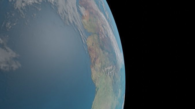 Physically Accurate Earth Free 3D model