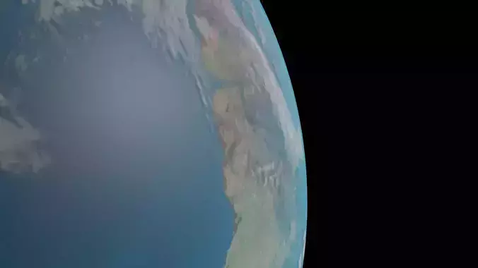 Physically Accurate Earth Free 3D model