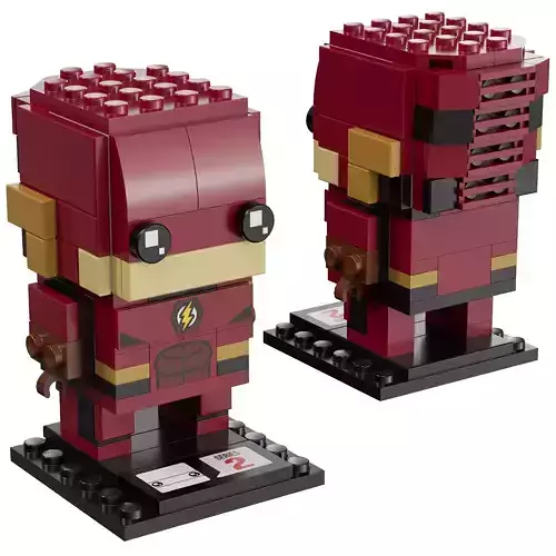 Lego BrickHeadz - 41598 The Flash 3D model