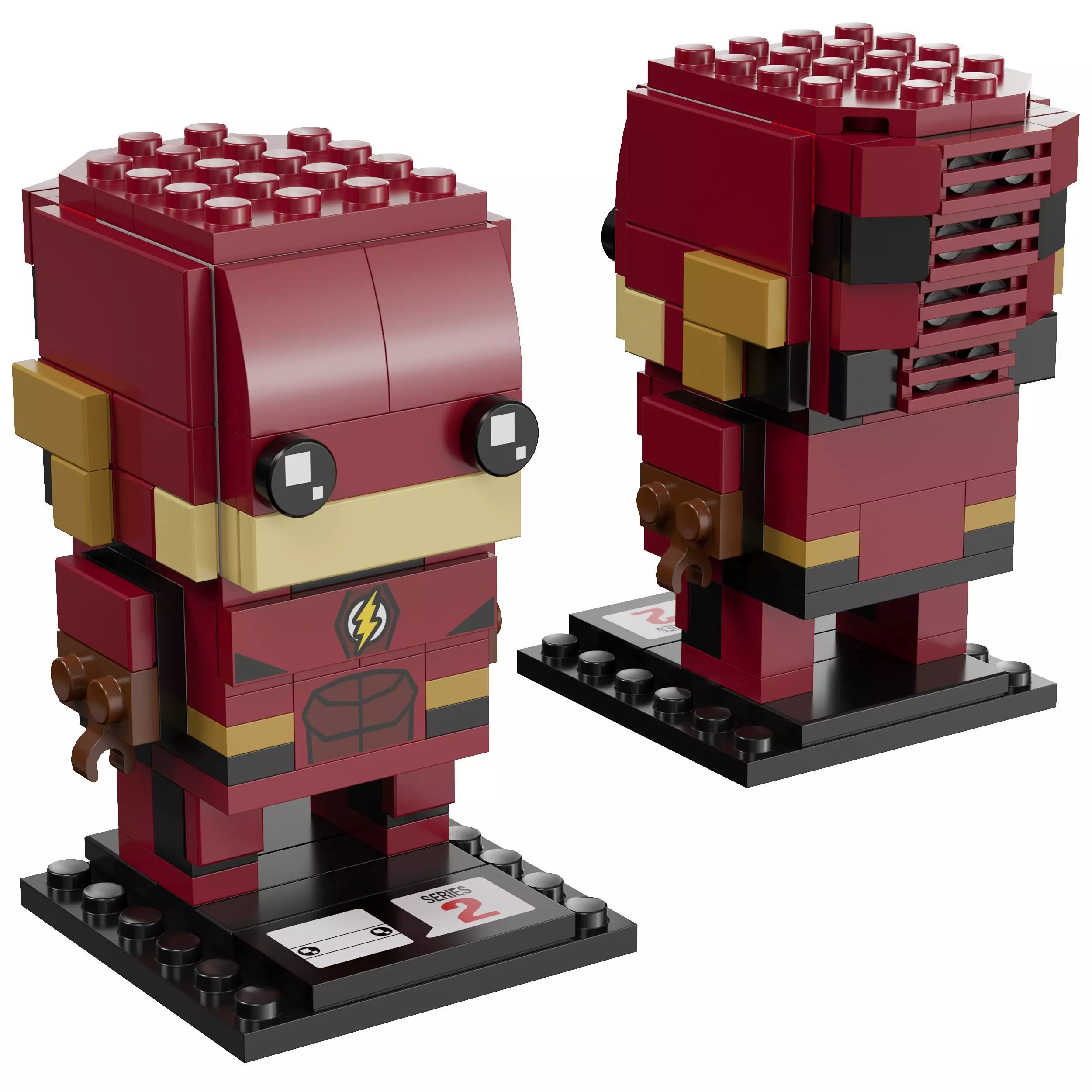 Lego BrickHeadz - 41598 The Flash 3D model_0