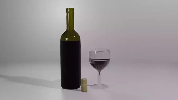 Bottle And Glass