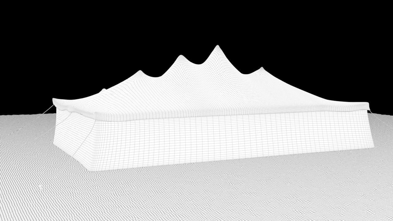 Arabian tent  3D model_14