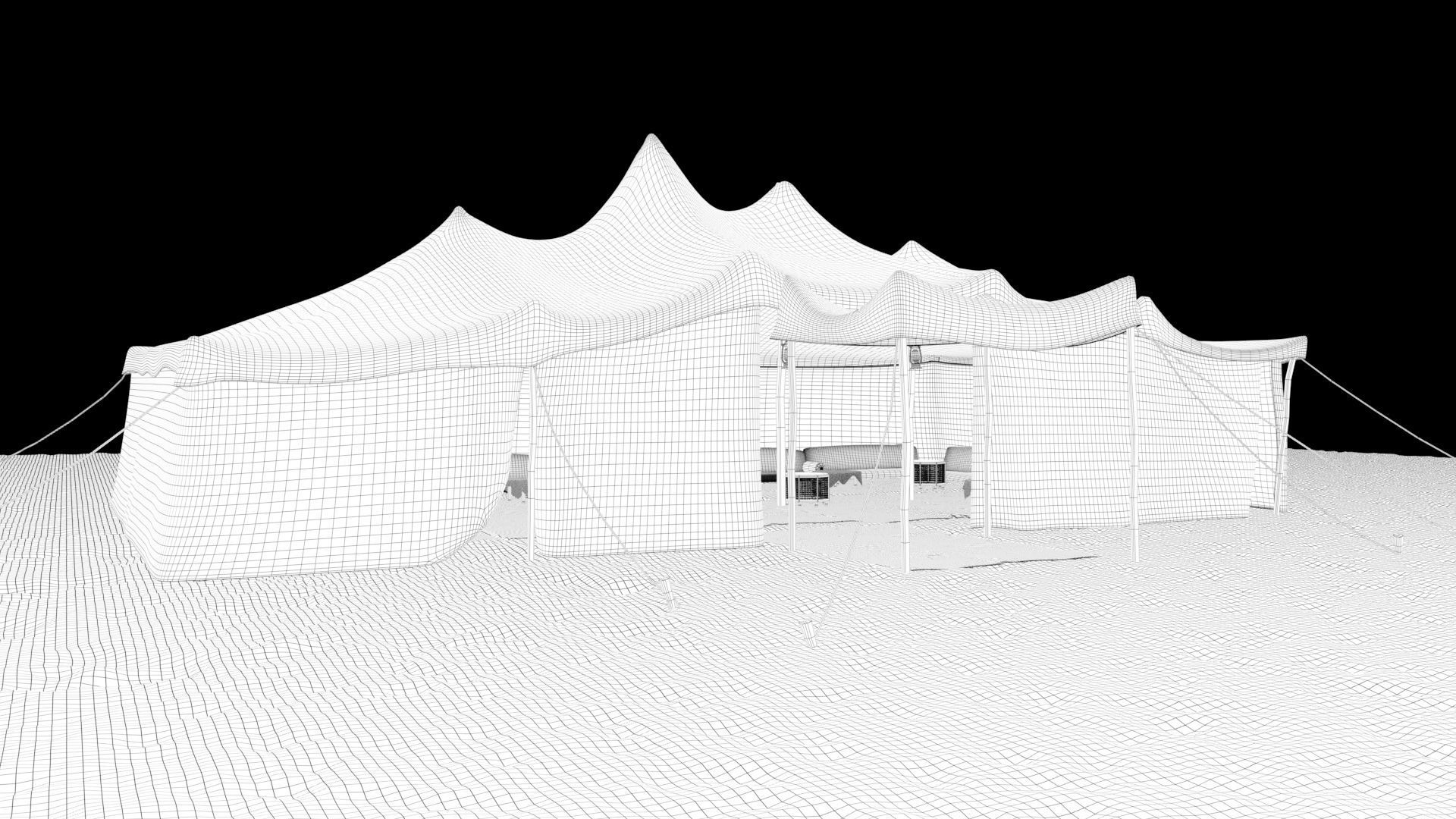 Arabian tent  3D model_8