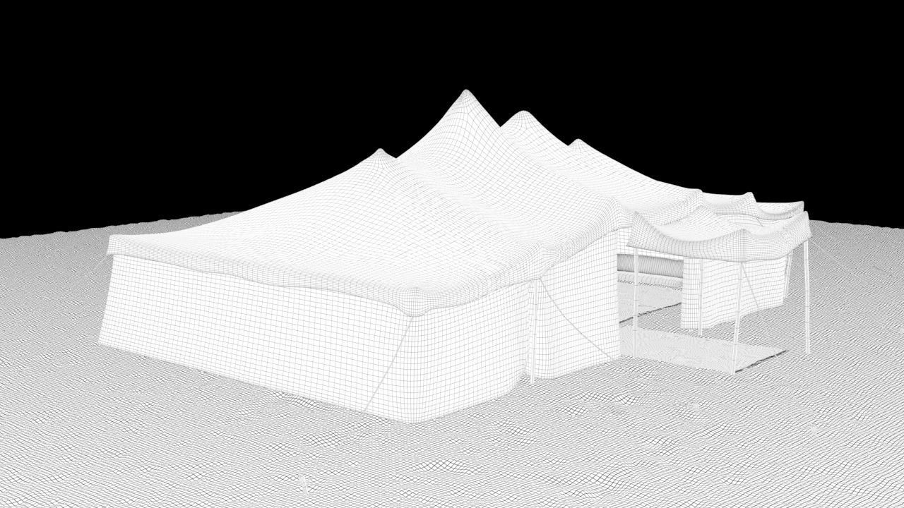 Arabian tent  3D model_11