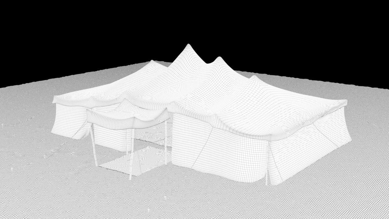 Arabian tent  3D model_12