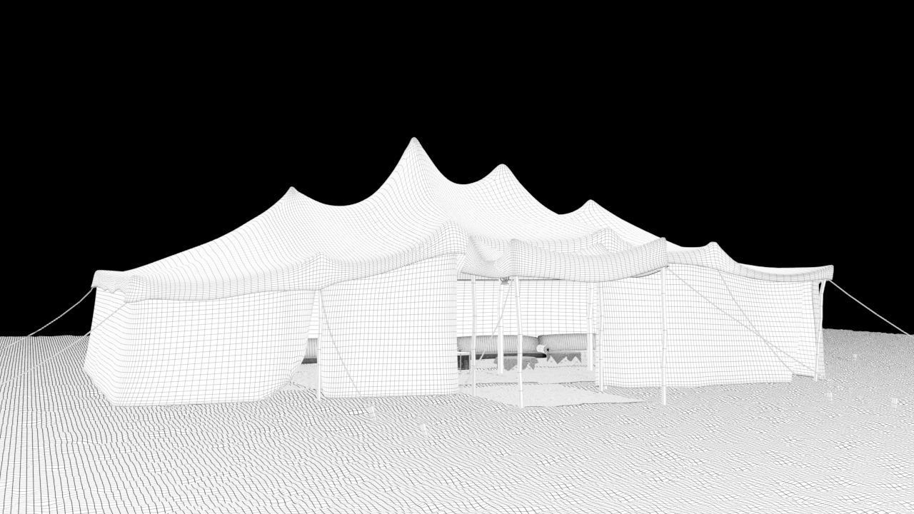 Arabian tent  3D model_10
