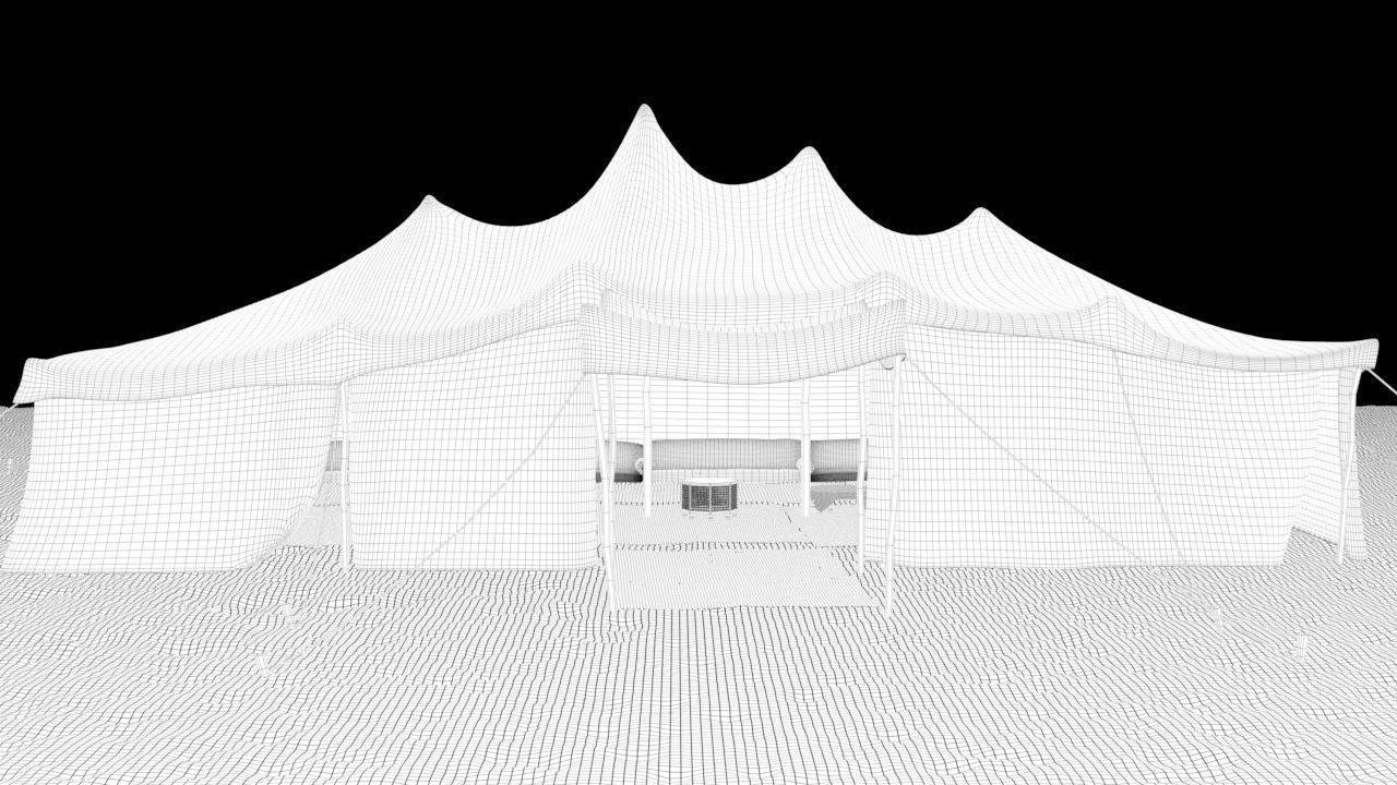Arabian tent  3D model_13