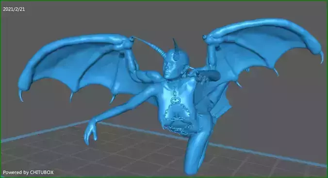 Succubus Demon Flyby