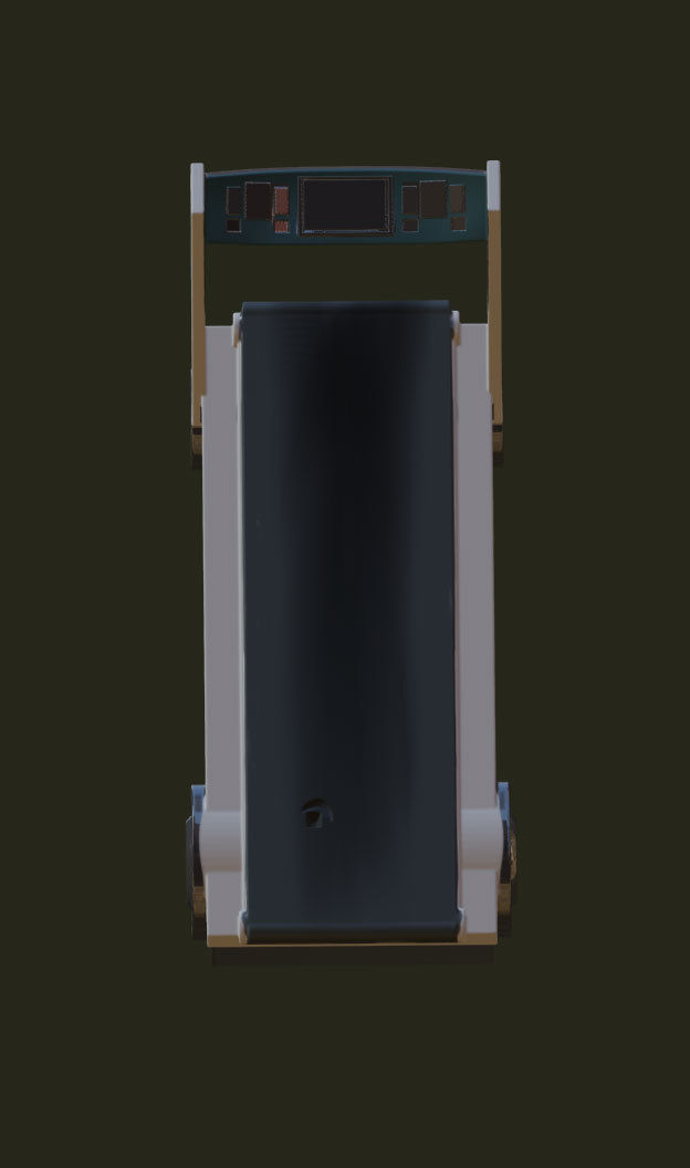 The Flash justice league unlimited with Cosmic Treadmill 3D print model_3