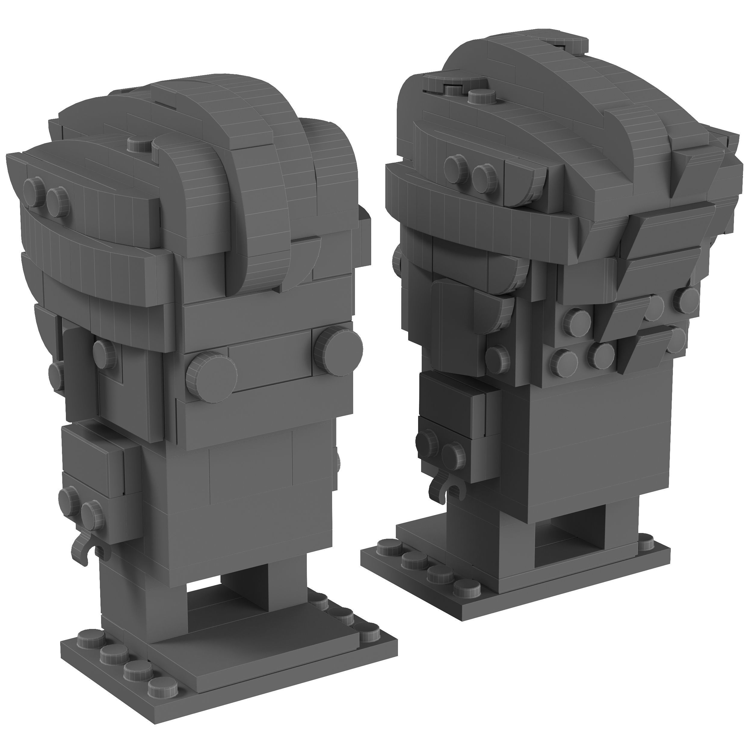 Lego BrickHeadz - 41588 The Joker 3D model_1