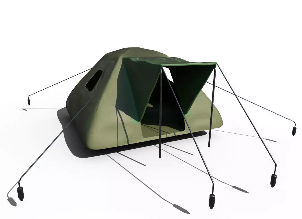 Dome Tent 3D model_0