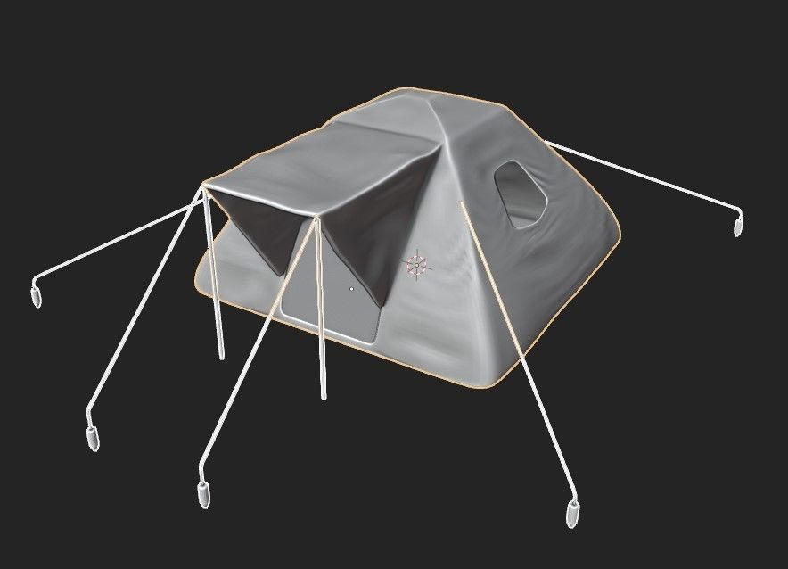 Dome Tent 3D model_9