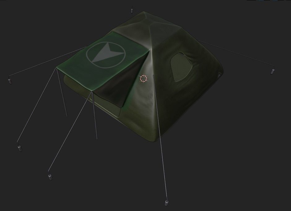 Dome Tent 3D model_8