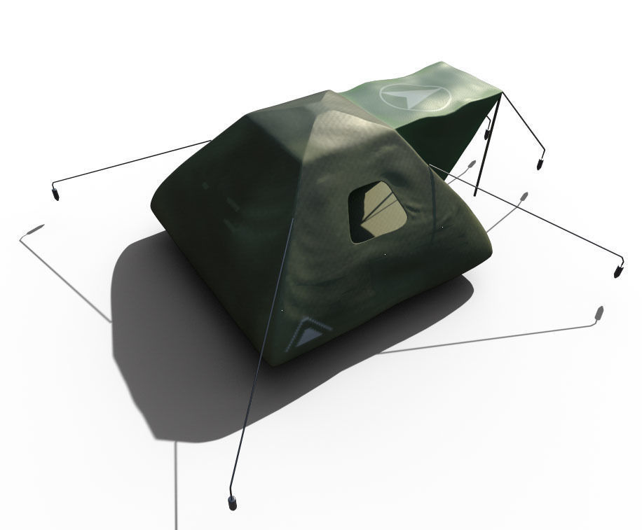 Dome Tent 3D model_2