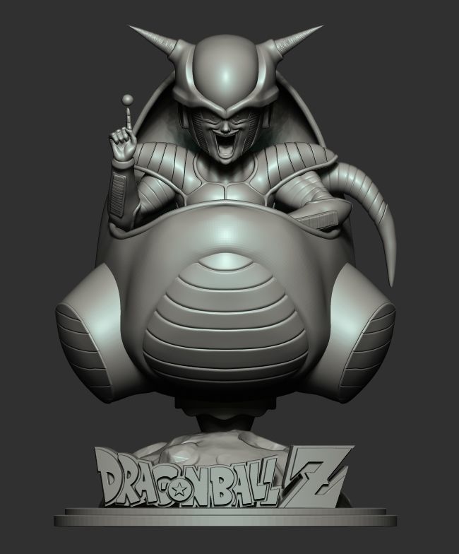 Freeza destroying the planet Vegeta 3D print model_7