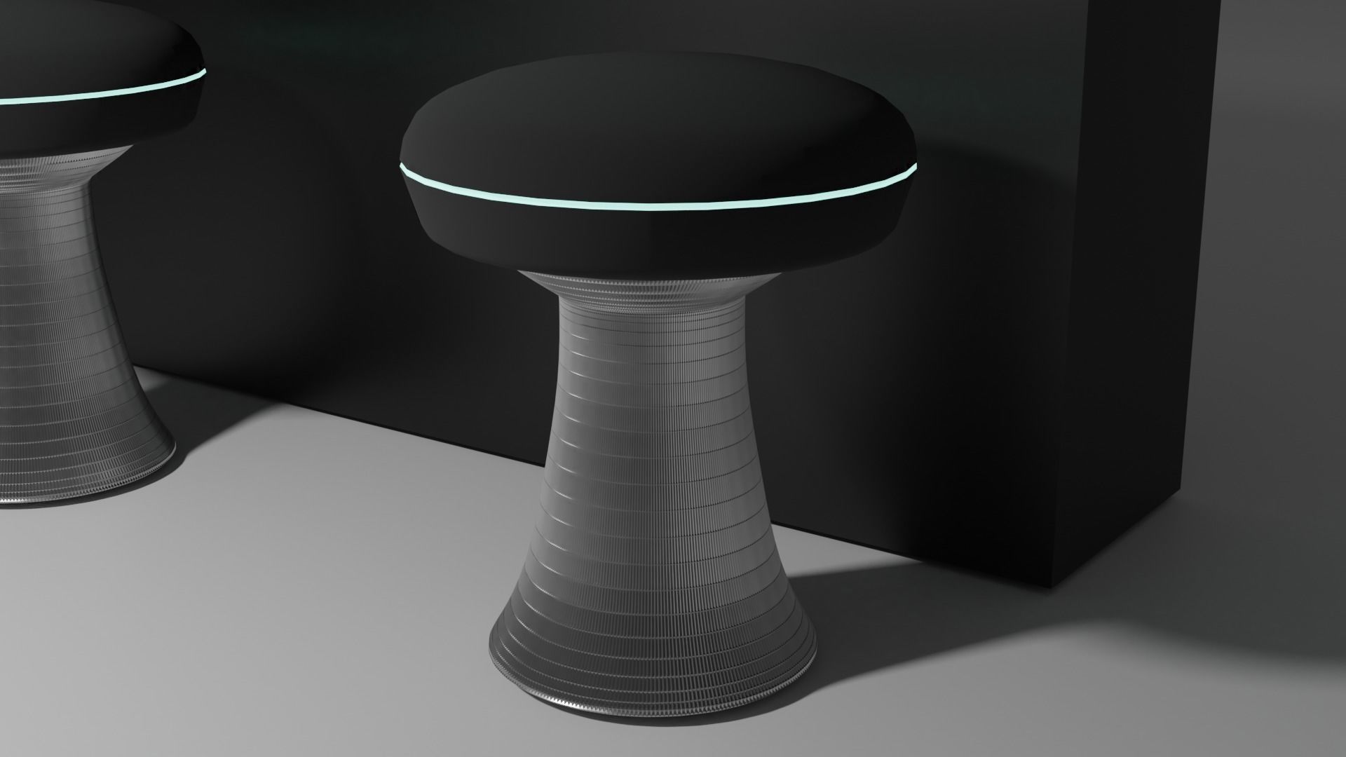 Modern Bar- wine Cabinet 3D model_9