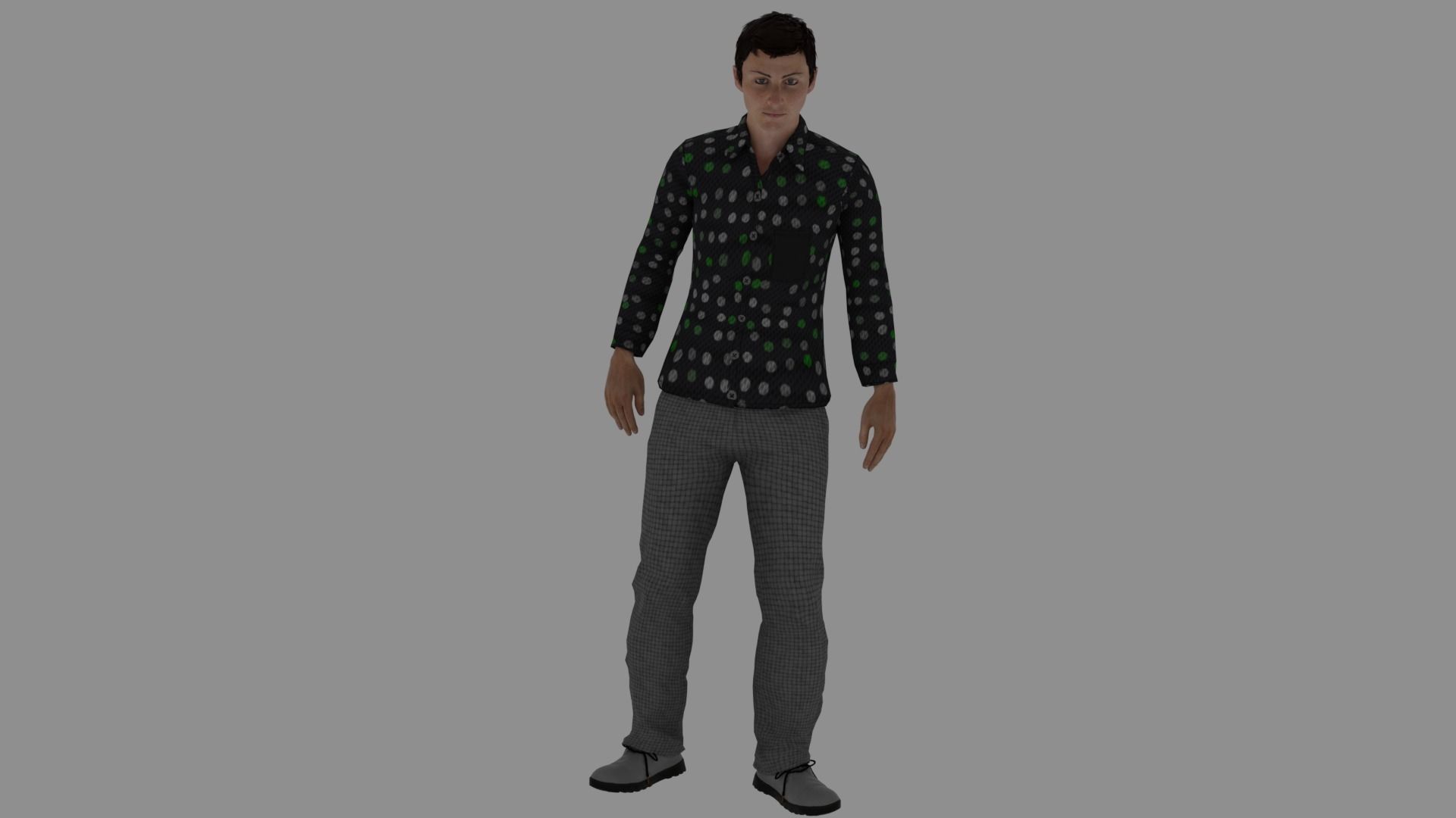 8 Characters Pack vol 4 3D model_45