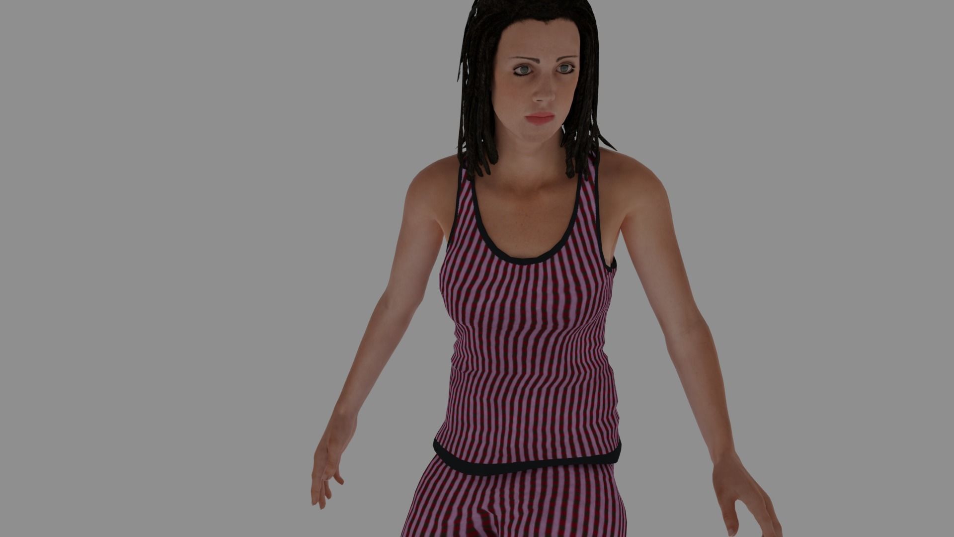 8 Characters Pack vol 4 3D model_16