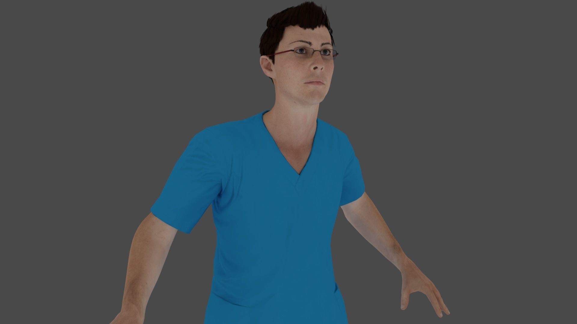 8 Characters Pack vol 4 3D model_35