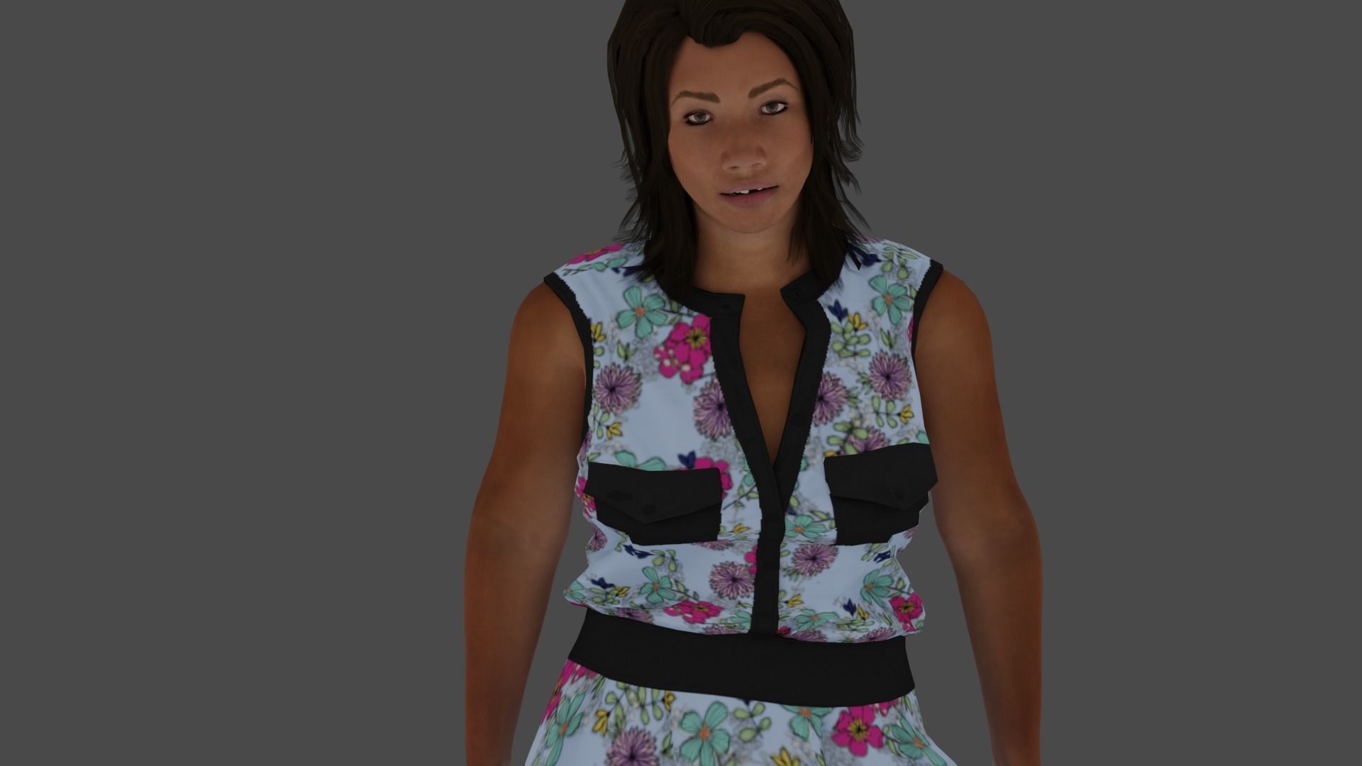 8 Characters Pack vol 4 3D model_10