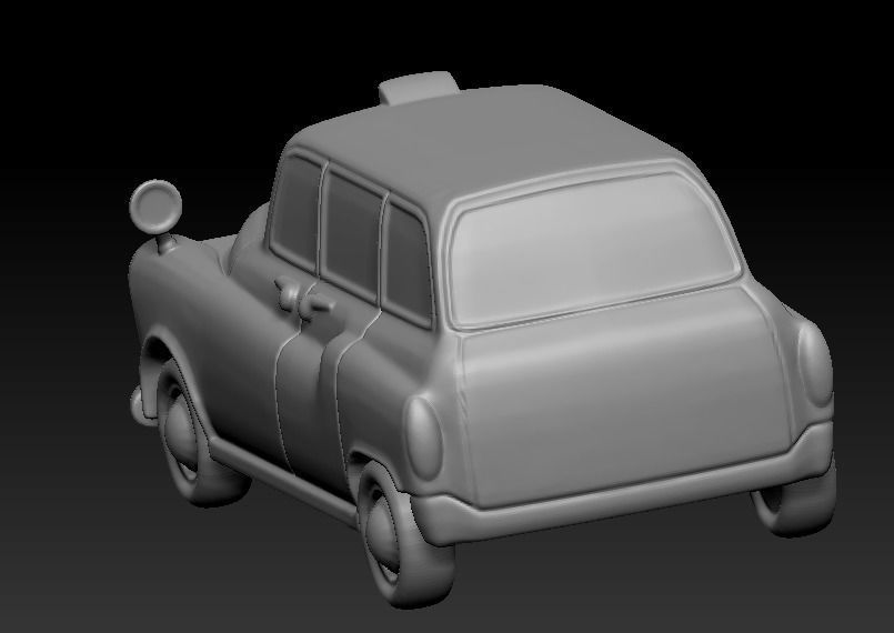 english london taxi 3d printing models  3D print model_2