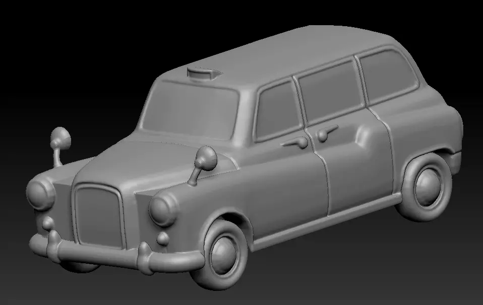 english london taxi 3d printing models  3D print model_0